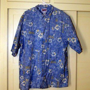 Ryan Spooner Hawaiian Shirt XXL Brown